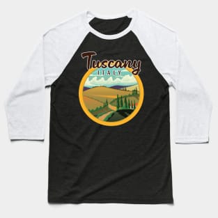 Tuscany Italy travel logo Baseball T-Shirt